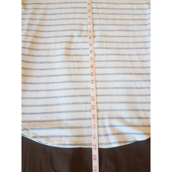 Banana Republic Womens Sweater Knit Striped Round Hemmed Coastal Size Small - Picture 11 of 12